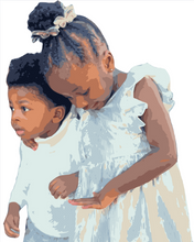 Load image into Gallery viewer, Paint by number self portrait
