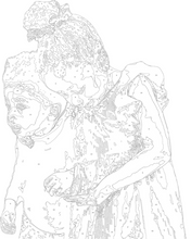 Load image into Gallery viewer, Paint by number self portrait