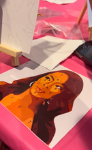Load image into Gallery viewer, Paint by number self portrait