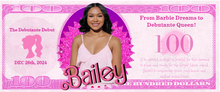 Load image into Gallery viewer, Barbie Bucks; $100 fun money
