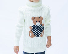 Load image into Gallery viewer, Teddy grahams sweater- white
