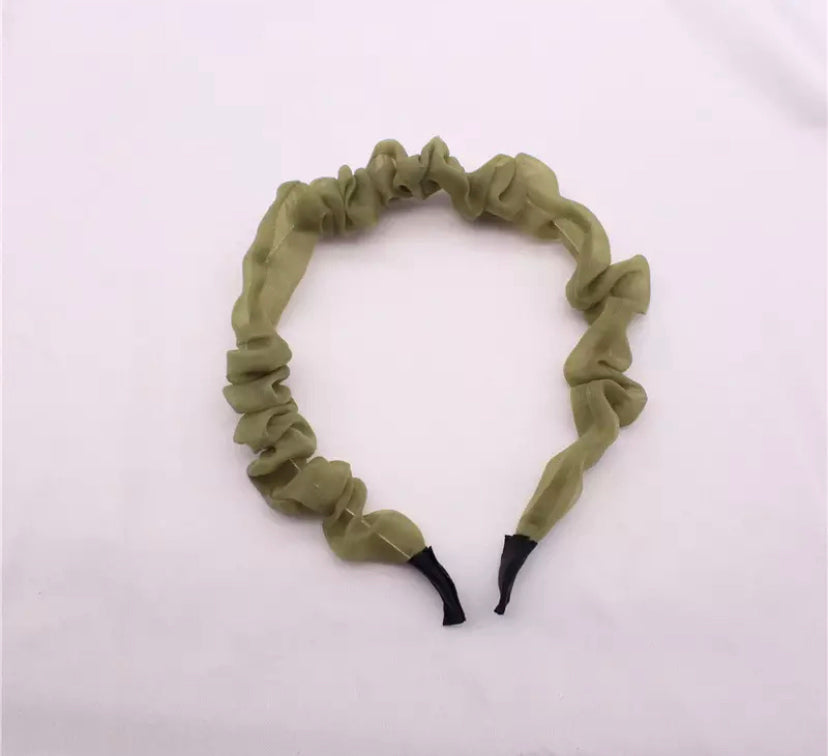 Ruffle head band