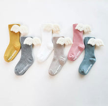 Load image into Gallery viewer, Angel feet socks- grey
